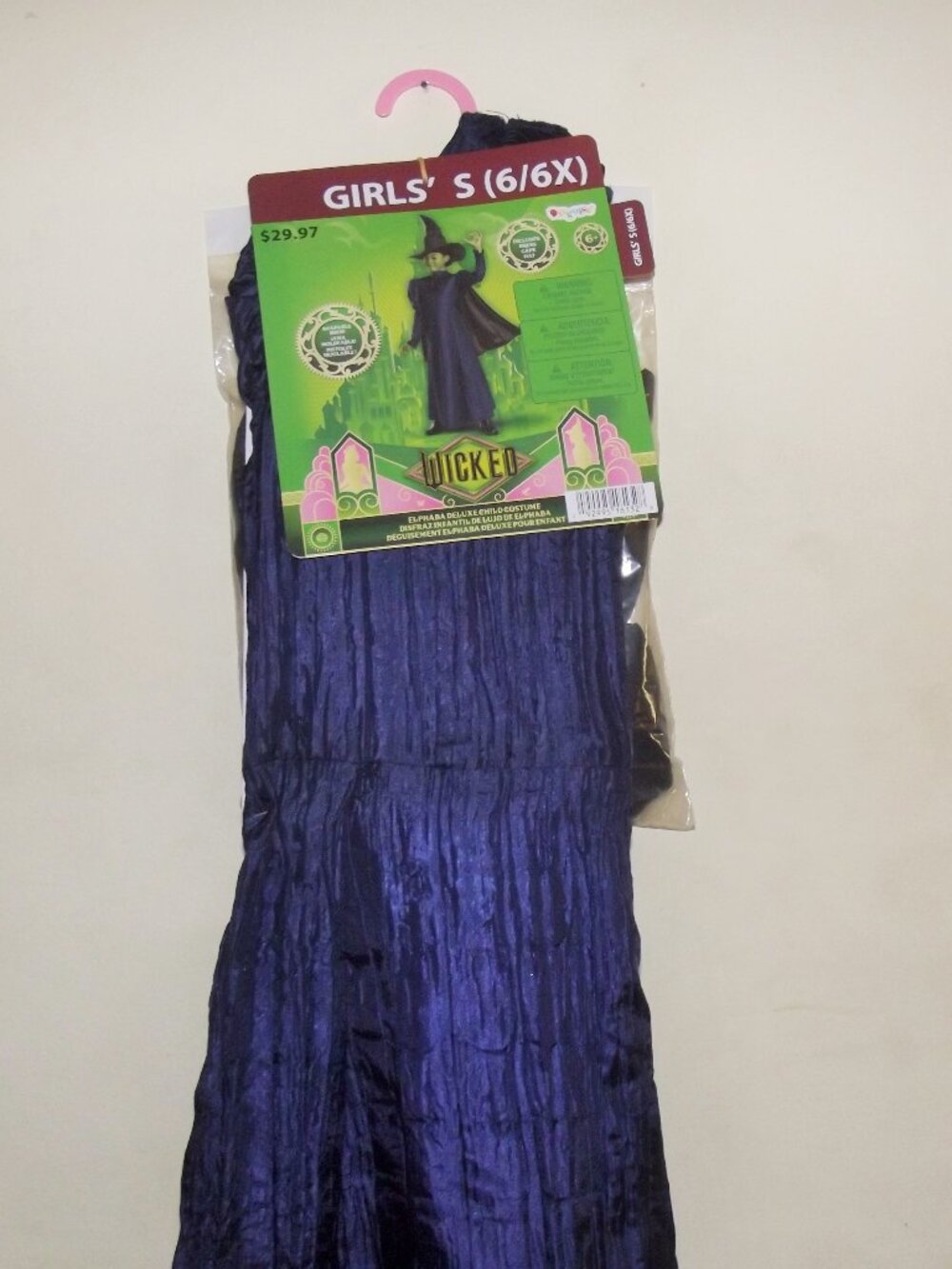 Wicked Girls Halloween Costume SZ Small---NWT